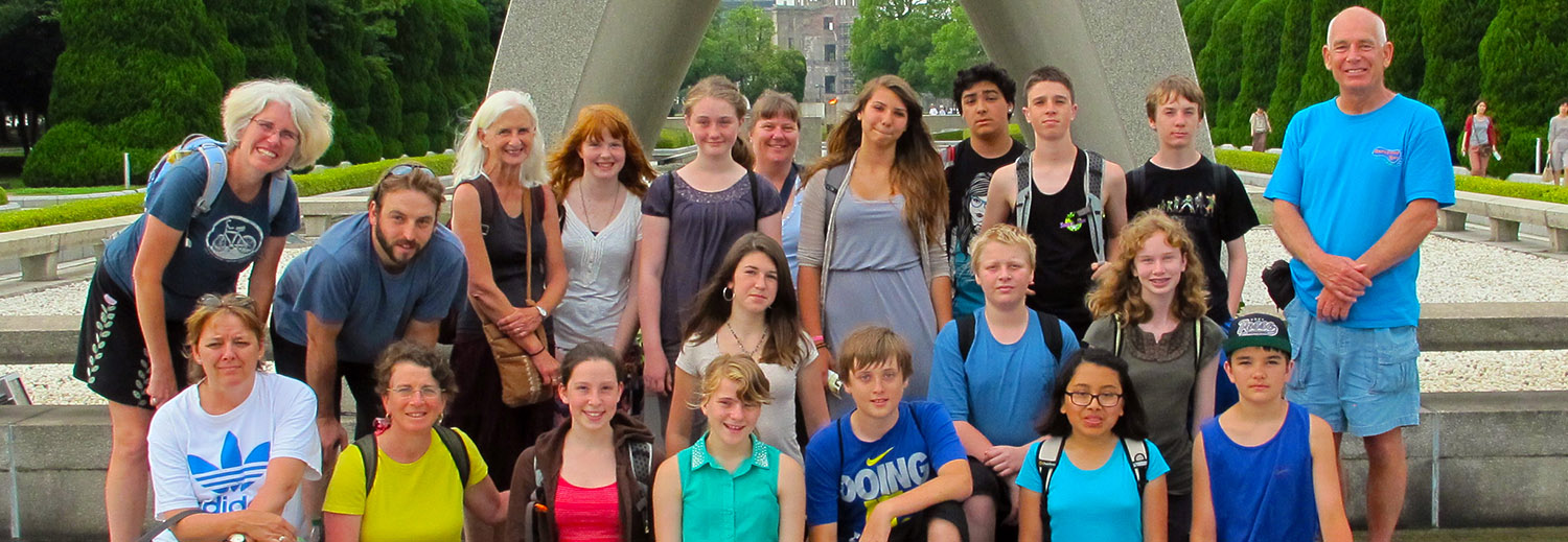 School groups visit Japan