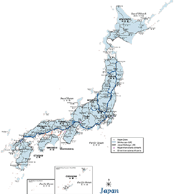 Map of Japan